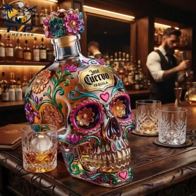 2026 Jose Cuervo Day of the Dead Limited Edition Tequila Glass Bottle