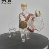 Buffalo Trace 250th Anniversary Kentucky Straight Bourbon Whiskey Bottle 4 Buffalo Trace 250th Anniversary glass bison decanter