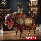 Buffalo Trace 250th Anniversary Kentucky Straight Bourbon Whiskey Bottle 1 Buffalo Trace 250th Anniversary buffalo-shaped bourbon decanter