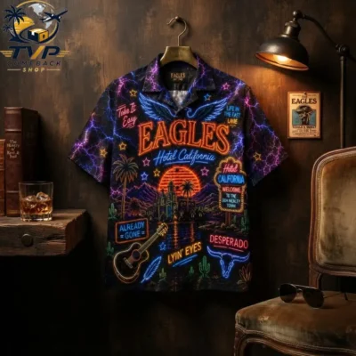 Eagles Vintage Band Hawaiian Shirt