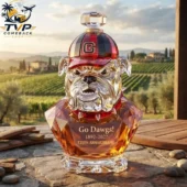 Crystal Georgia Bulldogs 135th Anniversary commemorative decanter from Tvpcomebackshop
