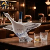 Grey Goose 30th Anniversary 3D Sculpted Vodka Decanter Bottle 2 Limited edition 30th anniversary goose-shaped glass decanter by Tvpcomebackshop