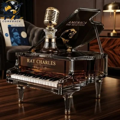Ray Charles Legendary Musician Piano Decanter Bottle Ray Charles Legendary Musician Piano Decanter Bottle