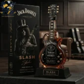 Jack Daniel's Slash Limited Edition guitar-shaped whiskey bottle by Tvpcomebackshop