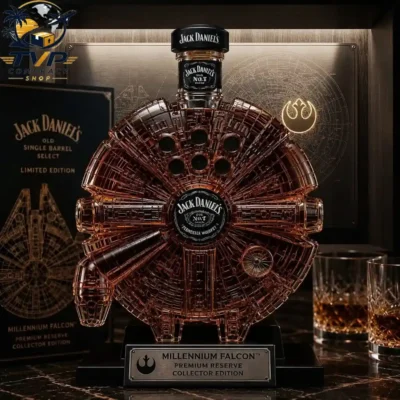 Star Wars Millennium Falcon Limited Edition Display Decanter Bottle Star Wars Millennium Falcon Limited Edition Display Decanter Bottle