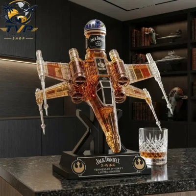 Star Wars X Wing Rebel Squadron Collector Glass Bottle Star Wars X Wing Rebel Squadron Collector Glass Bottle