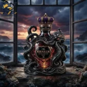 The Kraken Rum Edition 3D Octopus Crown Royal Bottle 2026 3 Kraken Black Spiced Rum collector bottle with octopus sculpture and crown