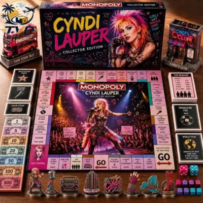 2026 Monopoly Cyndi Lauper Collector's Edition Board Game