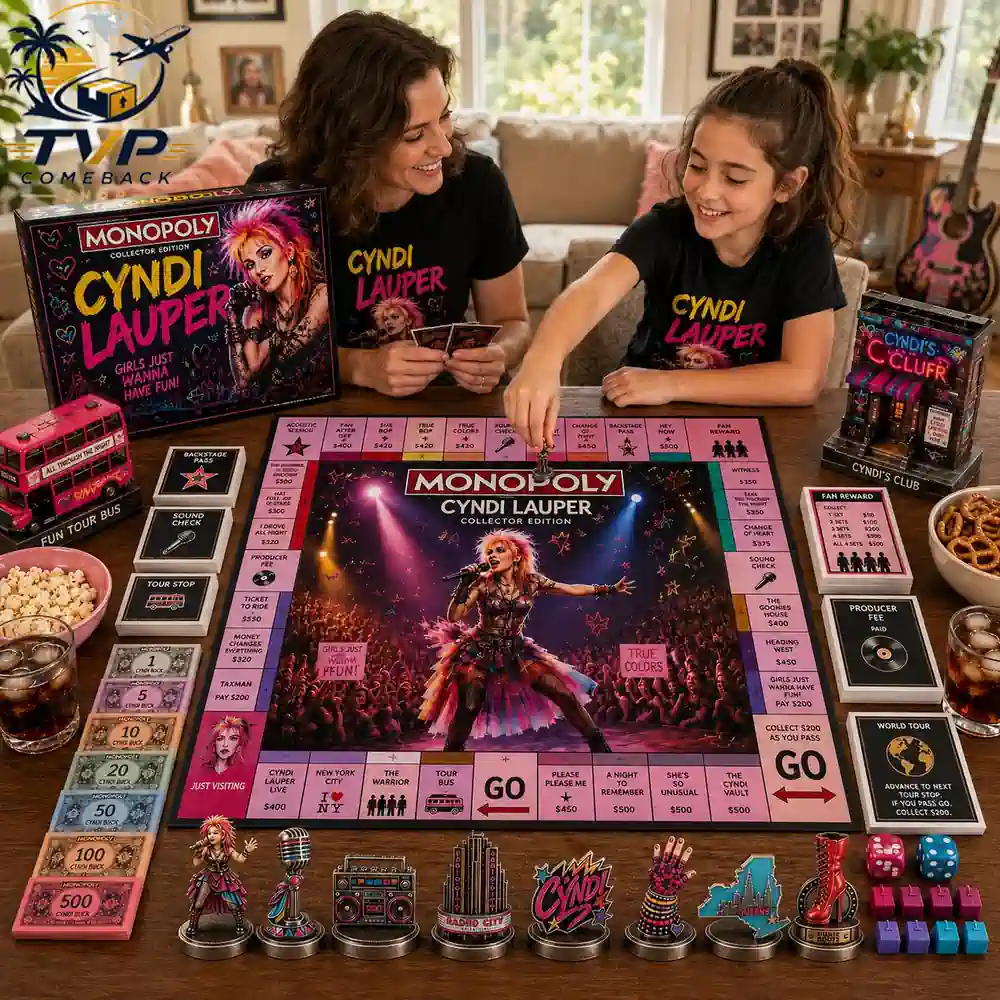 2026 Monopoly Cyndi Lauper Collector's Edition Board Game 2026 Monopoly Cyndi Lauper Collector's Edition Board Game