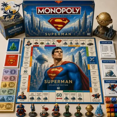 2026 Monopoly DC Comics Superman Returns Collector's Edition Board Game