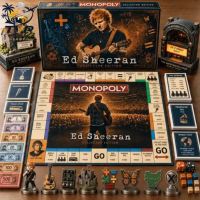 2026 Monopoly Ed Sheeran Shape of You Collector Edition Board Game