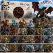 House of the Dragon 24 Days of Fire & Blood collectible dragon advent calendar figures from Tvpcomebackshop.