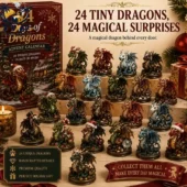 24 Days of Dragons Advent Calendar 2 Tvpcomebackshop 24 Days of Dragons advent calendar with handcrafted dragon figures