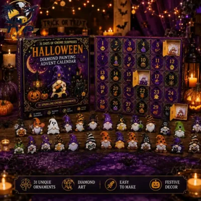 31 Days Of Gnome Surprises Halloween Diamond Painting Advent Calendar 2026