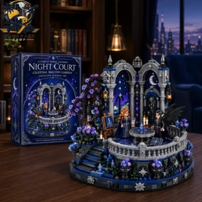 A Court of Thorns and Roses Night Court Celestial Balcony Garden Building Brick Set A Court of Thorns and Roses Night Court Celestial Balcony Garden Building Brick Set