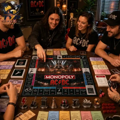 ACDC Band Collector's Edition Monopoly Board Game ACDC Band Collector's Edition Monopoly Board Game