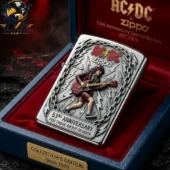 AC/DC 53rd Anniversary limited edition Zippo lighter in display box