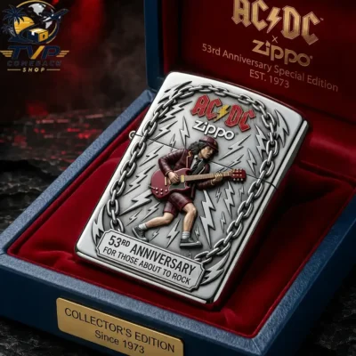 AC_DC 53rd Anniversary 2026 Special Edition Zippo Lighter AC_DC 53rd Anniversary 2026 Special Edition Zippo Lighter