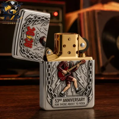AC_DC 53rd Anniversary 2026 Special Edition Zippo Lighter