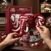 Alabama Crimson Tide 135th Anniversary Elephant Mascot 3D Building Block Set 2 University of Alabama Crimson Tide 135th Anniversary building block set from Tvpcomebackshop