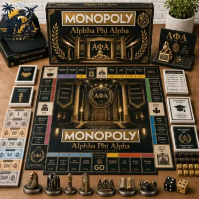 Alpha Phi Alpha Collector's Edition Monopoly Board Game