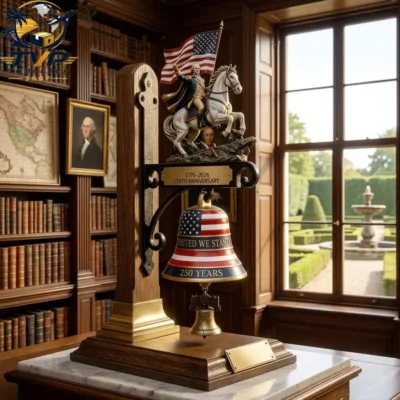 America 250th Anniversary Liberty Commemorative Wall Bell