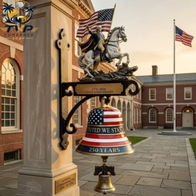 America 250th Anniversary Liberty Commemorative Wall Bell