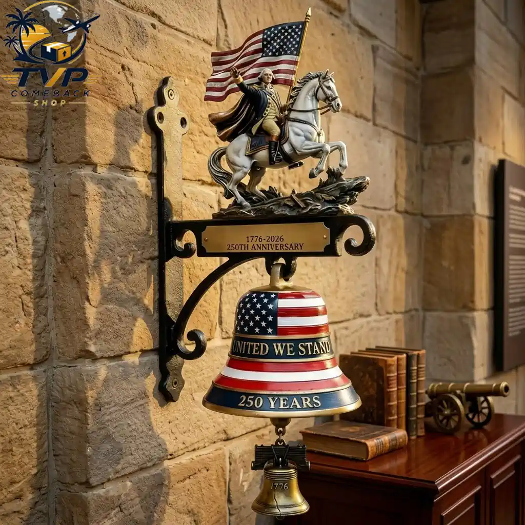 America 250th Anniversary Liberty Commemorative Wall Bell America 250th Anniversary Liberty Commemorative Wall Bell