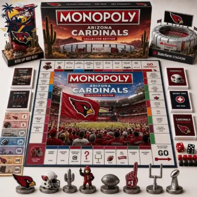 Arizona Cardinals Collector's Edition Monopoly Board Game 2026