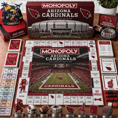 Arizona Cardinals Collector's Edition Monopoly Board Game