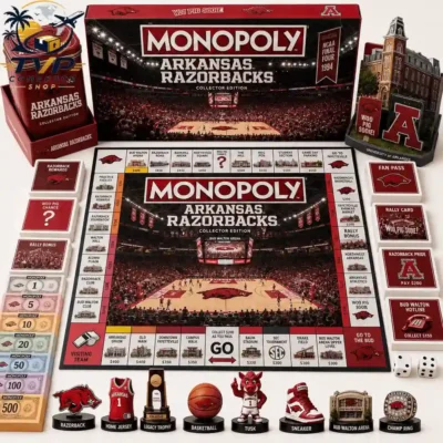 Arkansas Razorbacks Collector's Edition Monopoly Board Game 2026