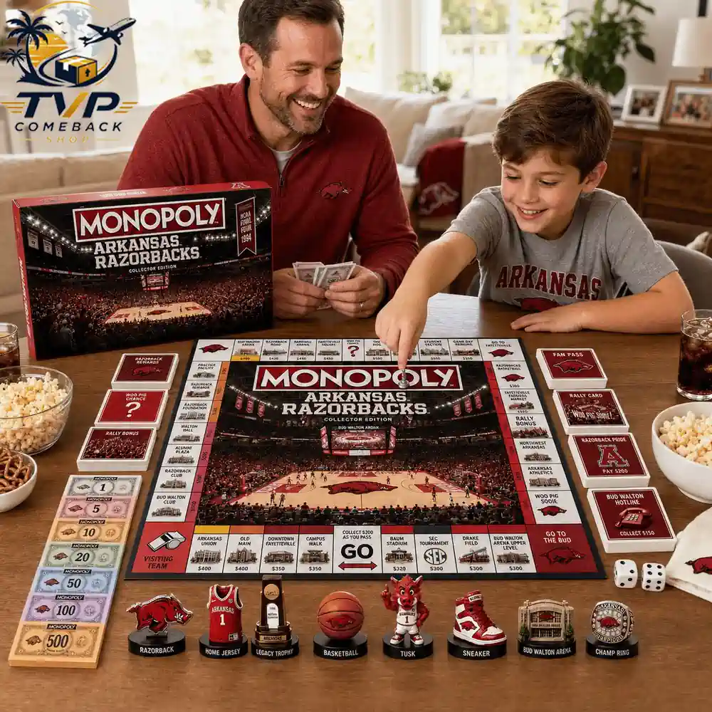 Arkansas Razorbacks Collector's Edition Monopoly Board Game 2026 Arkansas Razorbacks Collector's Edition Monopoly Board Game 2026