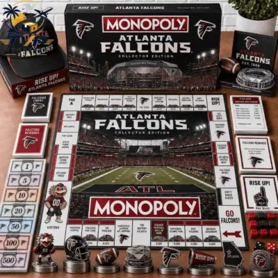 Atlanta Falcons Mercedes-Benz Stadium Collector Edition Monopoly Board Game