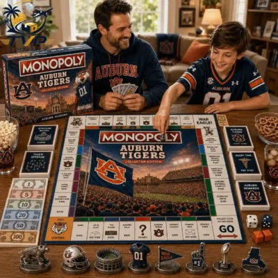 Auburn Tigers Collector's Edition Monopoly Board Game 2026