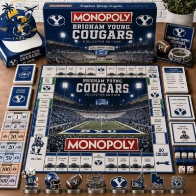 BYU Cougars Collector's Edition Monopoly Board Game