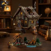 Baba Yagas Hut On Chicken Legs Folklore Collector Building Brick Set