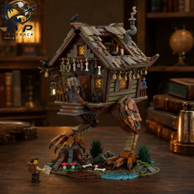 Baba Yagas Hut On Chicken Legs Folklore Collector Building Brick Set Baba Yagas Hut On Chicken Legs Folklore Collector Building Brick Set