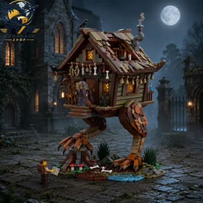 Baba Yagas Hut On Chicken Legs Folklore Collector Building Brick Set