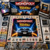 Back to the Future Monopoly Collector Edition board game set