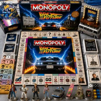 Back to the Future Collector's Edition Monopoly Board Game Back to the Future Collector's Edition Monopoly Board Game