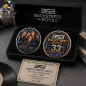 Limited edition Backstreet Boys 33rd anniversary commemorative coin set