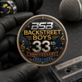 Backstreet Boys 33rd anniversary commemorative metal coin