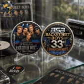 Backstreet Boys 33rd anniversary commemorative metal coin