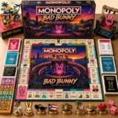 Bad Bunny Un Verano Sin Ti Limited Collector Edition Monopoly Board Game 1 Bad Bunny Monopoly Collector Edition board game set by Tvpcomebackshop