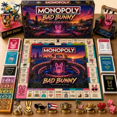 Bad Bunny Un Verano Sin Ti Limited Collector Edition Monopoly Board Game