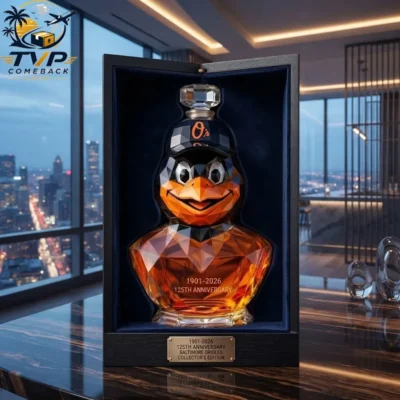 Baltimore Orioles 125th Anniversary 3D Limited Collector Edition Decanter Bottle Baltimore Orioles 125th Anniversary 3D Limited Collector Edition Decanter Bottle