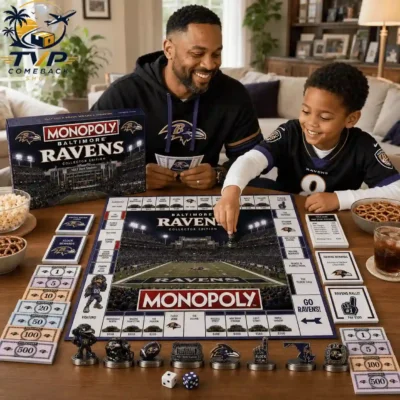 Baltimore Ravens Collector Edition Monopoly Board Game