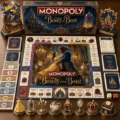 Beauty and the Beast Collector's Edition Monopoly Board Game 2026 1 Monopoly Beauty and the Beast Collector Edition game board and pieces from Tvpcomebackshop