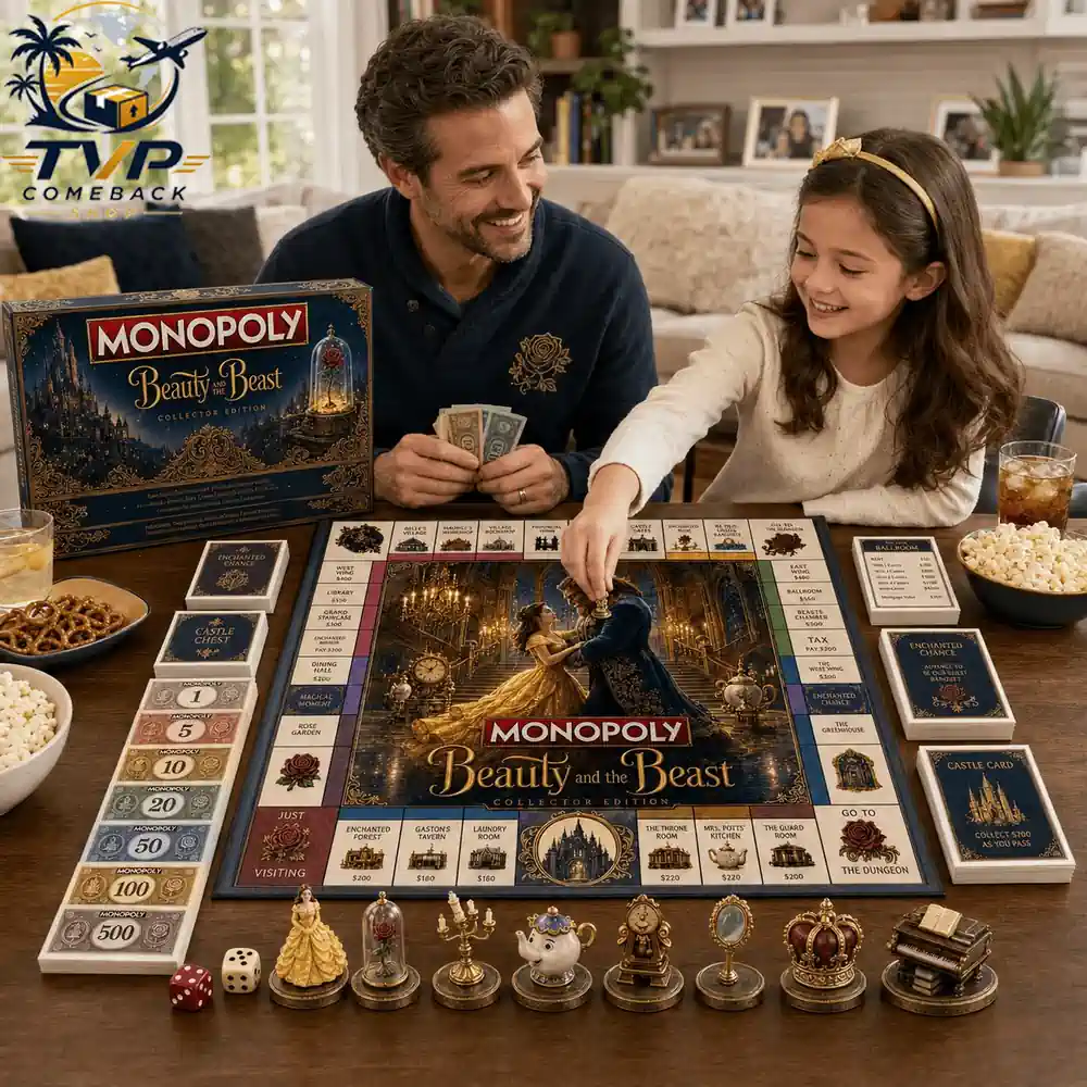 Beauty and the Beast Collector's Edition Monopoly Board Game 2026 Beauty and the Beast Collector's Edition Monopoly Board Game 2026