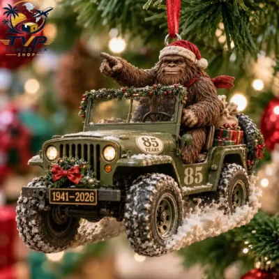 Bigfoot 85th Anniversary 1941-2026 Christmas Expedition Jeep Ornament